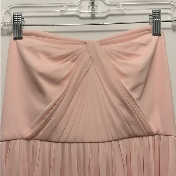 David’s Bridal Mesh Long Versa Bridesmaid Dress 10 - Picture 2 of 8